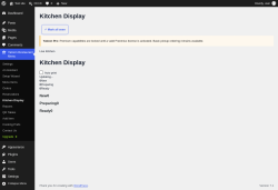 Page screenshot: Yatoon Restaurant Menu &rarr; Kitchen Display