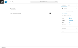 Page screenshot: Publications → Add New Item