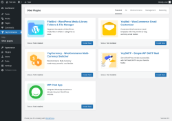 Page screenshot: YayCommerce &rarr; Other plugins