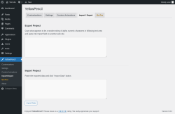 Page screenshot: YellowPencil → Import/Export