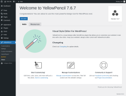 Page screenshot: YellowPencil → About