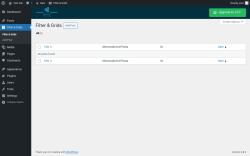 Page screenshot: Filter & Grids