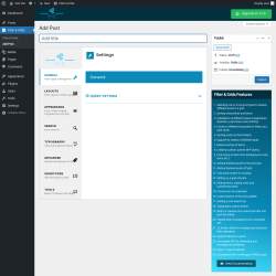 Page screenshot: Filter & Grids &rarr; Add Post