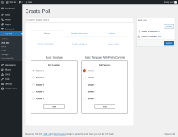 Page screenshot: Yop Poll → Add New
