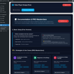 Page screenshot: Video Player &rarr; Instructions