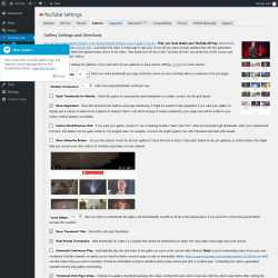 Page screenshot: YouTube Free &rarr; Galleries
