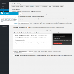 Page screenshot: YouTube Free &rarr; Privacy