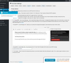 Page screenshot: YouTube Free &rarr; Privacy