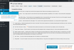 Page screenshot: YouTube Free &rarr; Compatibility