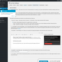 Page screenshot: YouTube Free &rarr; Security & Privacy