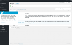 Page screenshot: Plugins &lsaquo; Test site &mdash; WordPress