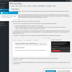 Page screenshot: YouTube Free &rarr; Security & Privacy