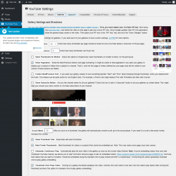 Page screenshot: YouTube Free &rarr; Galleries