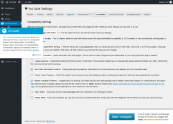 Page screenshot: YouTube Free &rarr; Compatibility