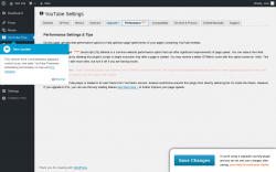 Page screenshot: YouTube Free &rarr; Performance new