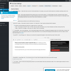 Page screenshot: YouTube Free &rarr; Security & Privacy