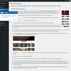 Page screenshot: YouTube Free &rarr; Galleries