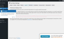 Page screenshot: YouTube Free &rarr; Performance