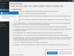 Page screenshot: YouTube Free &rarr; Compatibility