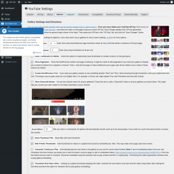 Page screenshot: YouTube Free &rarr; Galleries