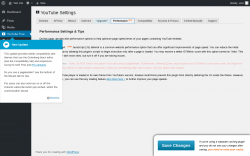 Page screenshot: YouTube Free &rarr; Performance new