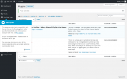 Page screenshot: Plugins &lsaquo; Test site &mdash; WordPress