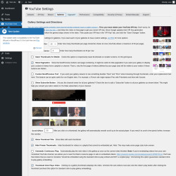 Page screenshot: YouTube Free &rarr; Galleries