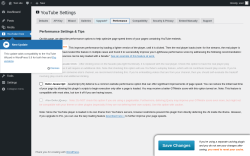 Page screenshot: YouTube Free &rarr; Performance