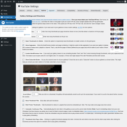 Page screenshot: YouTube Free &rarr; Galleries
