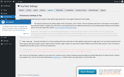 Page screenshot: YouTube Free &rarr; Performance
