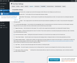 Page screenshot: YouTube Free &rarr; Compatibility