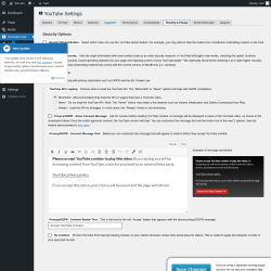 Page screenshot: YouTube Free &rarr; Security & Privacy