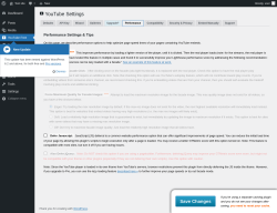 Page screenshot: YouTube Free &rarr; Performance