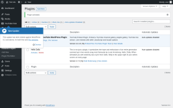 Page screenshot: Plugins &lsaquo; Test site &mdash; WordPress