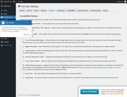 Page screenshot: YouTube Free &rarr; Compatibility