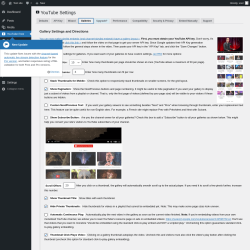 Page screenshot: YouTube Free &rarr; Galleries