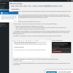 Page screenshot: YouTube Free &rarr; Security & Privacy