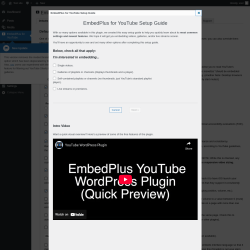 Page screenshot: EmbedPlus for YouTube