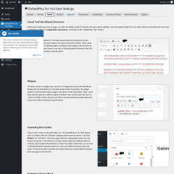Page screenshot: EmbedPlus for YouTube &rarr; Wizard