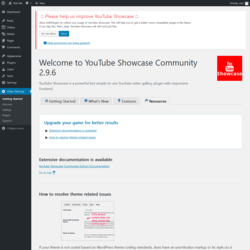 Page screenshot: Video Settings &rarr; Resources