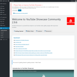 Page screenshot: Getting Started &lsaquo; Test site &mdash; WordPress