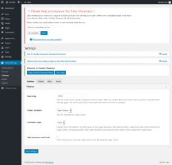 Page screenshot: Video Settings &rarr; Settings