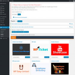 Page screenshot: Video Settings &rarr; Plugins