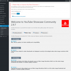 Page screenshot: Video Settings &rarr; What's New