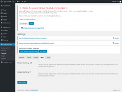 Page screenshot: Video Settings &rarr; Settings &rarr; Misc