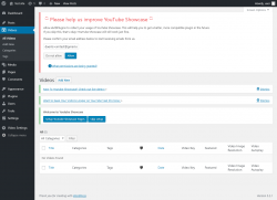 Page screenshot: Videos