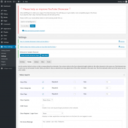 Page screenshot: Video Settings &rarr; Settings &rarr; Forms