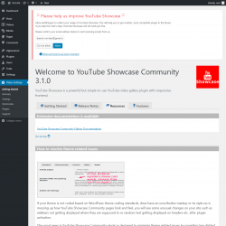 Page screenshot: Video Settings &rarr; Resources