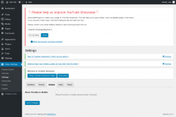 Page screenshot: Video Settings &rarr; Settings &rarr; Global