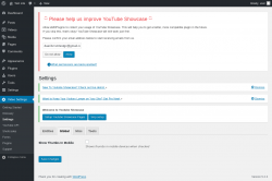 Page screenshot: Video Settings &rarr; Settings &rarr; Global